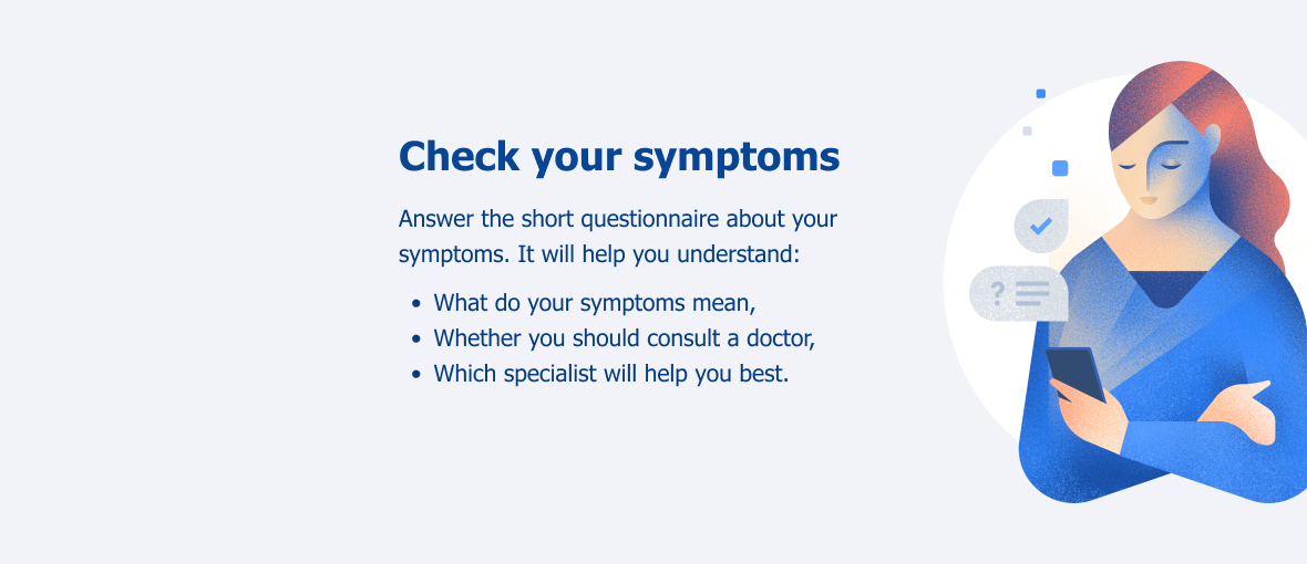 Check your symptoms